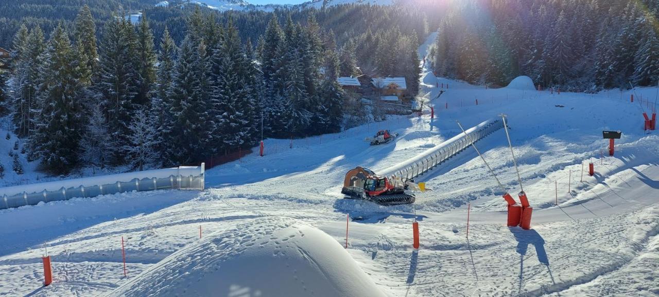 40M2 - Ski Aux Pieds - La Tania - Parking Couvert Eksteriør bilde