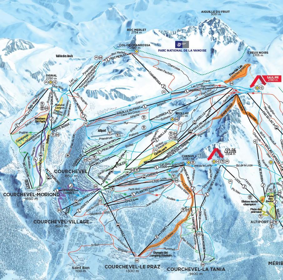 40M2 - Ski Aux Pieds - La Tania - Parking Couvert Eksteriør bilde